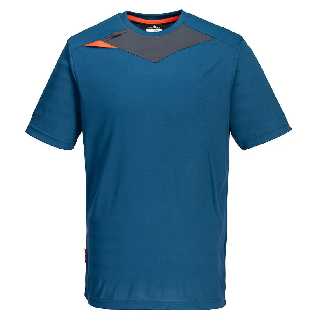 Portwest Dx4 T Shirt SS DX411 - Metro Blue - Customisable T-Shirts