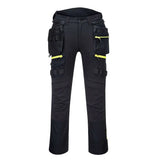 Portwest Dx4 Detachable Holster Pocket Trousers DX440 - Black Short - Customisable Trousers