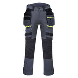 Portwest Dx4 Detachable Holster Pocket Trousers DX440 - Metal Grey - Customisable Trousers