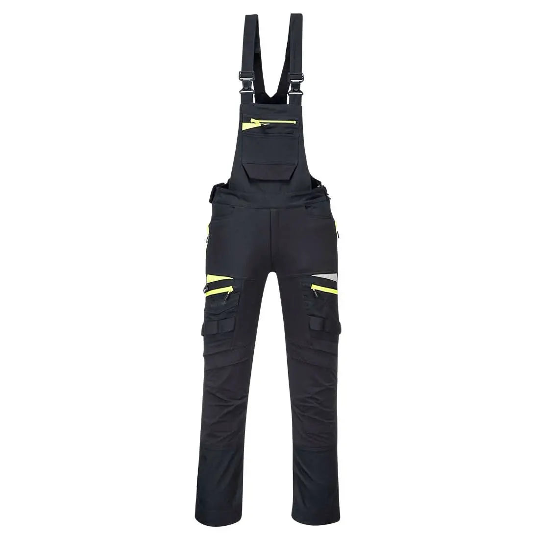 Portwest Dx4 Work Bib And Brace DX441 - Black - Customisable Coveralls