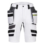 Portwest Dx4 Detachable Holster Pocket Shorts DX444 - White - Customisable Shorts