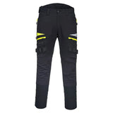 Portwest Dx4 4-way Stretch Work Trousers DX449 - Black - Customisable Trousers