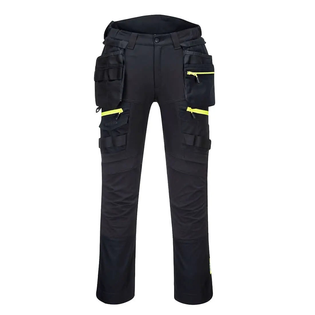 Portwest Dx4 WomenS Detachable Holster Pocket Trousers DX452 - Black - Customisable Trousers