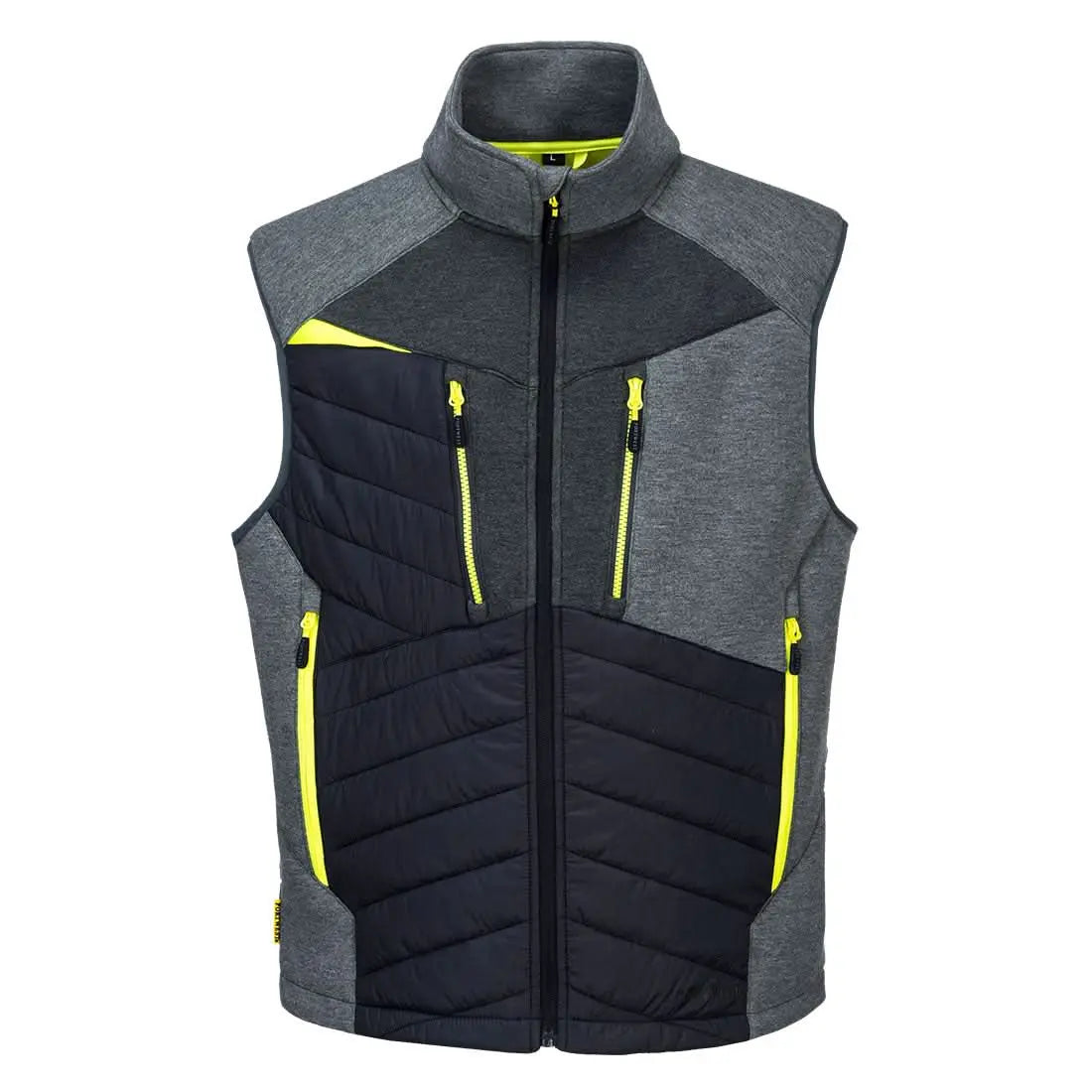 Portwest Dx4 Hybrid Baffle Gilet DX470 - Metal Grey - Customisable Bodywarmer