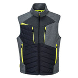 Portwest Dx4 Hybrid Baffle Gilet DX470 - Metal Grey - Customisable Bodywarmer