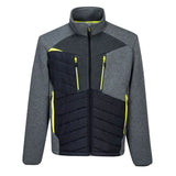 Portwest Dx4 Hybrid Baffle Jacket DX471 - Metal Grey - Customisable Jacket