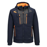 Portwest Dx4 Zipped Hoodie DX472 - Dark Navy - Customisable Hoodies