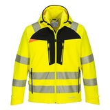 Portwest Dx4 Hi Vis Softshell 3L DX475 - Yellow Black - Customisable Hi-Vis Jackets