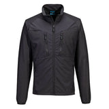 Portwest Dx4 Zip Lightweight Mid Layer DX480 - All Black - Customisable Hi-Vis Jackets