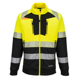 Dx4 Hi Vis Class 1 Funnel Neck Zipped Sweatshirt |  Portwest