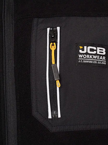 Jcb Workwear Trade Fleece Full Zip Dy2 Q - - Customisable Fleeces