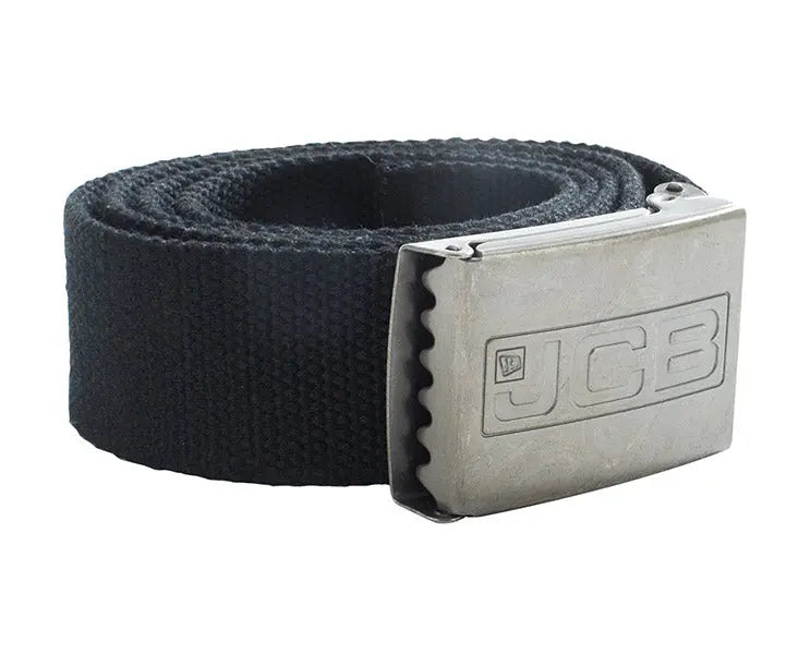 Jcb Workwear Webbing Belt Dzd - Black 120CM - Customisable Belts