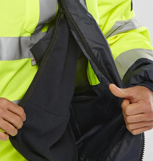 Beeswift Two Tone Hi Vis Europa Bomber Jacket Ebj - - Customisable Bomber Jackets