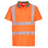 Portwest Eco Hi Vis Polo Shirt SS 6 Pack EC10 - Orange - Customisable Hi-Vis Polos