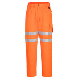 Portwest Eco Hi Vis Work Trousers EC40 - Orange - Customisable Hi-Vis Trousers