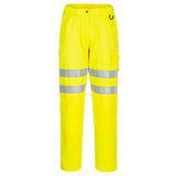 Portwest Eco Hi Vis Work Trousers EC40 - Yellow - Customisable Hi-Vis Trousers