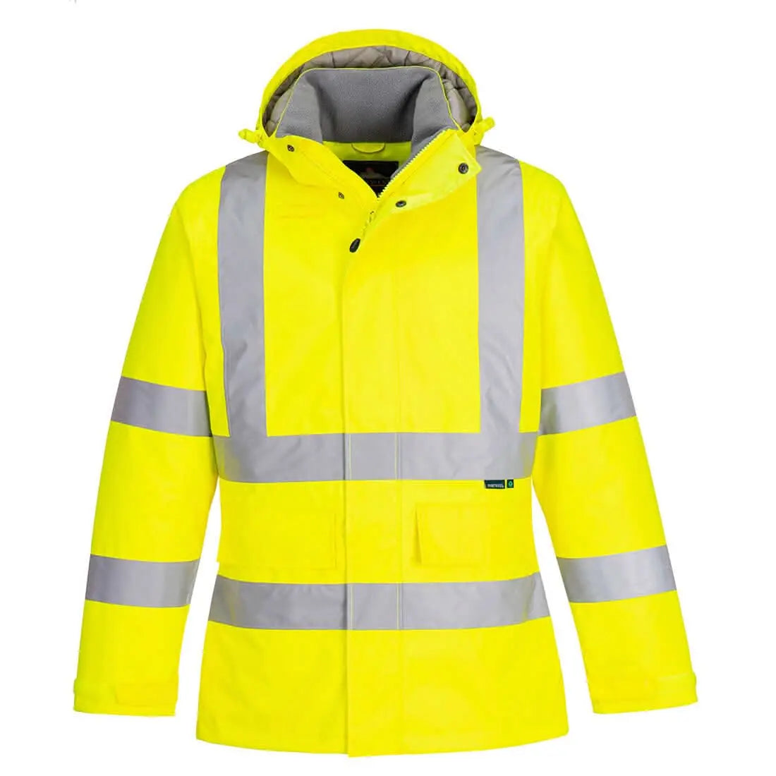 Portwest Eco Hi Vis Winter Jacket EC60 - Yellow - Customisable Jacket
