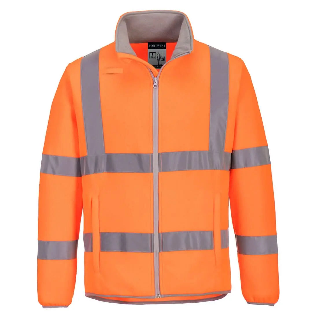 Portwest Eco Hi Vis Fleece EC70 - Orange - Customisable Fleece