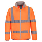 Portwest Eco Hi Vis Fleece EC70 - Orange - Customisable Fleece