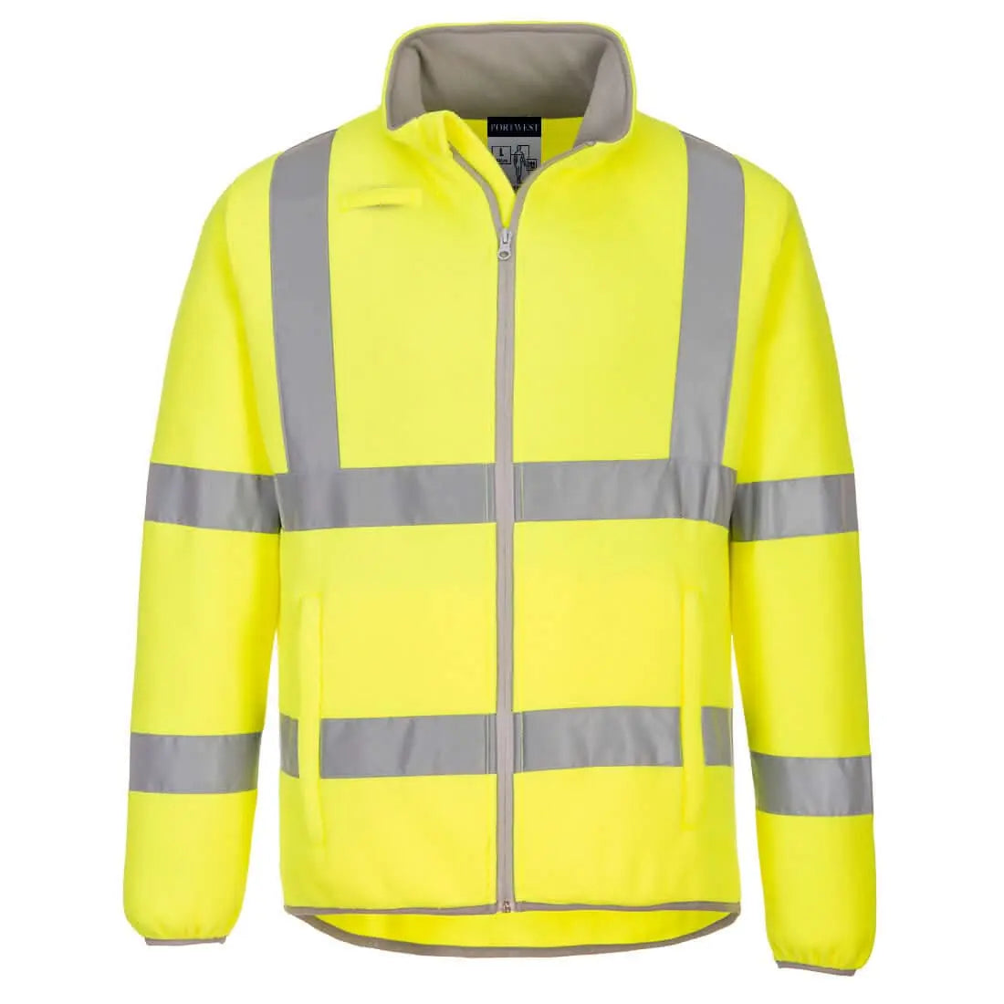 Portwest Eco Hi Vis Fleece EC70 - Yellow - Customisable Fleece
