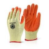 Beeswift Economy Multip Purpose Grip Gloves Ec8 - Orange - Customisable Latex