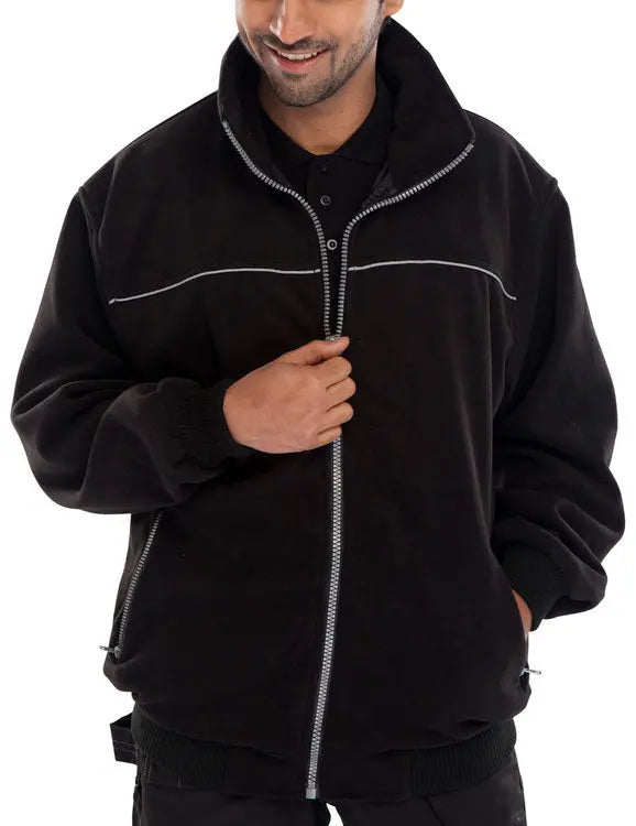 Beeswift Endeavour Fleece En29 - Black - Customisable Fleeces