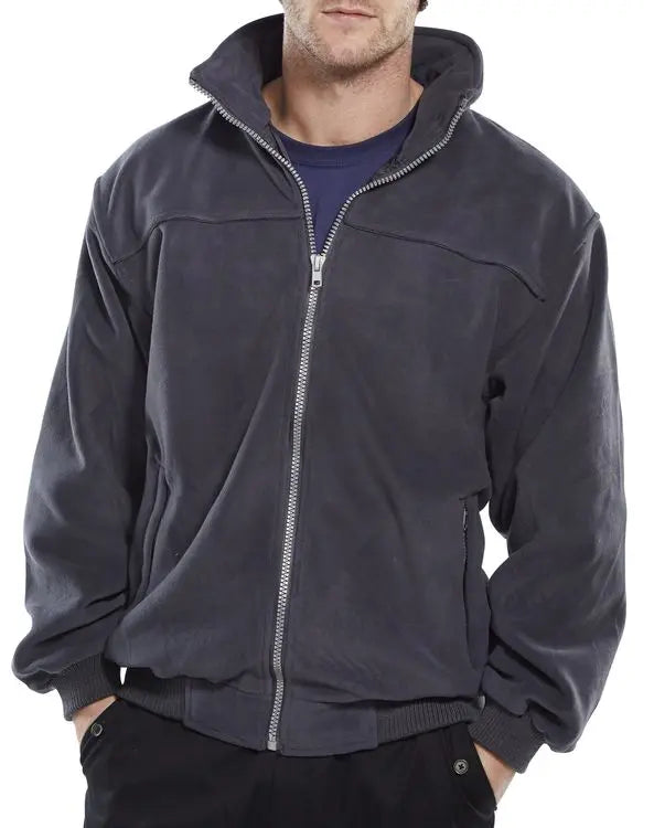 Beeswift Endeavour Fleece En30 - Grey - Customisable Fleeces