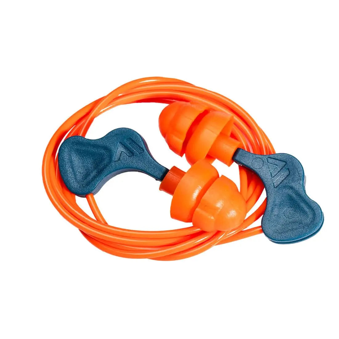 Portwest Easy Fit Tpr Ear Plugs 50 Pairs EP23 - Orange - Customisable PPE