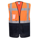 Es1 Essential Hi Vis Contrast Executive Vest |  Portwest