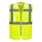 Es1 Essential Hi Vis Mesh Executive Vest |  Portwest