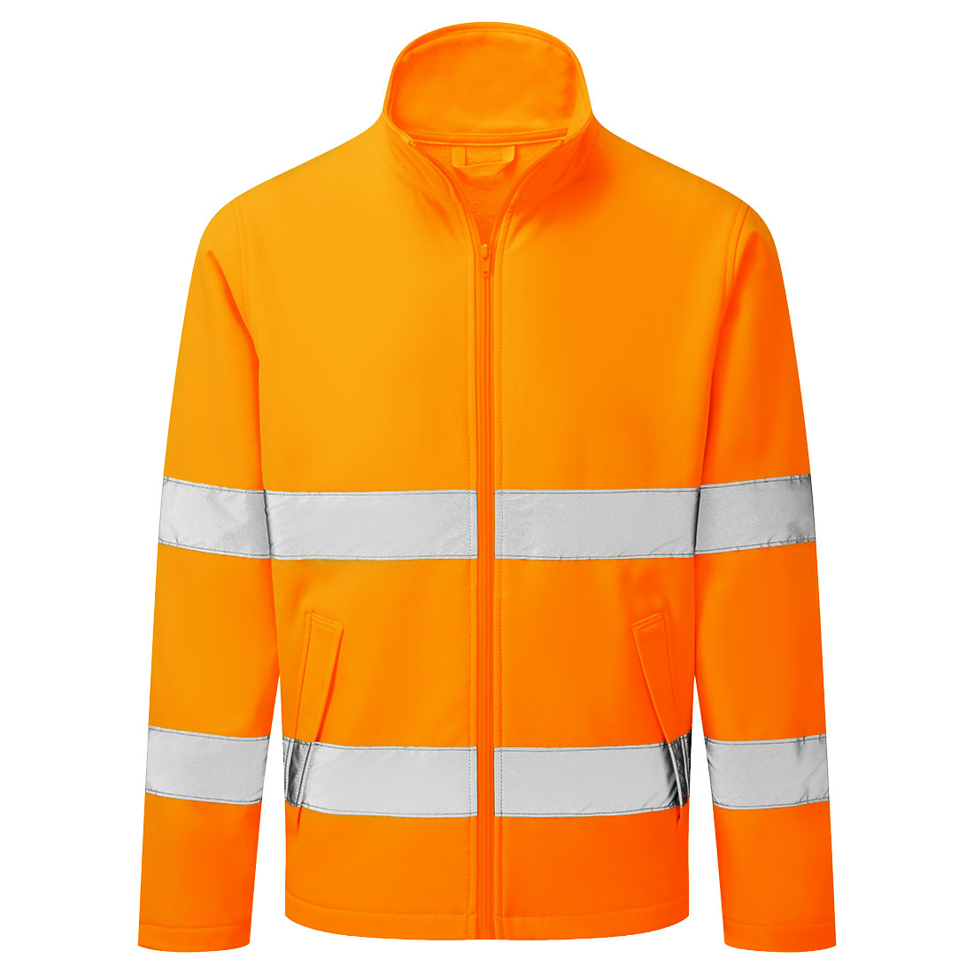 Es1 Essential Hi Vis Softshell Jacket (2 L) |  Portwest