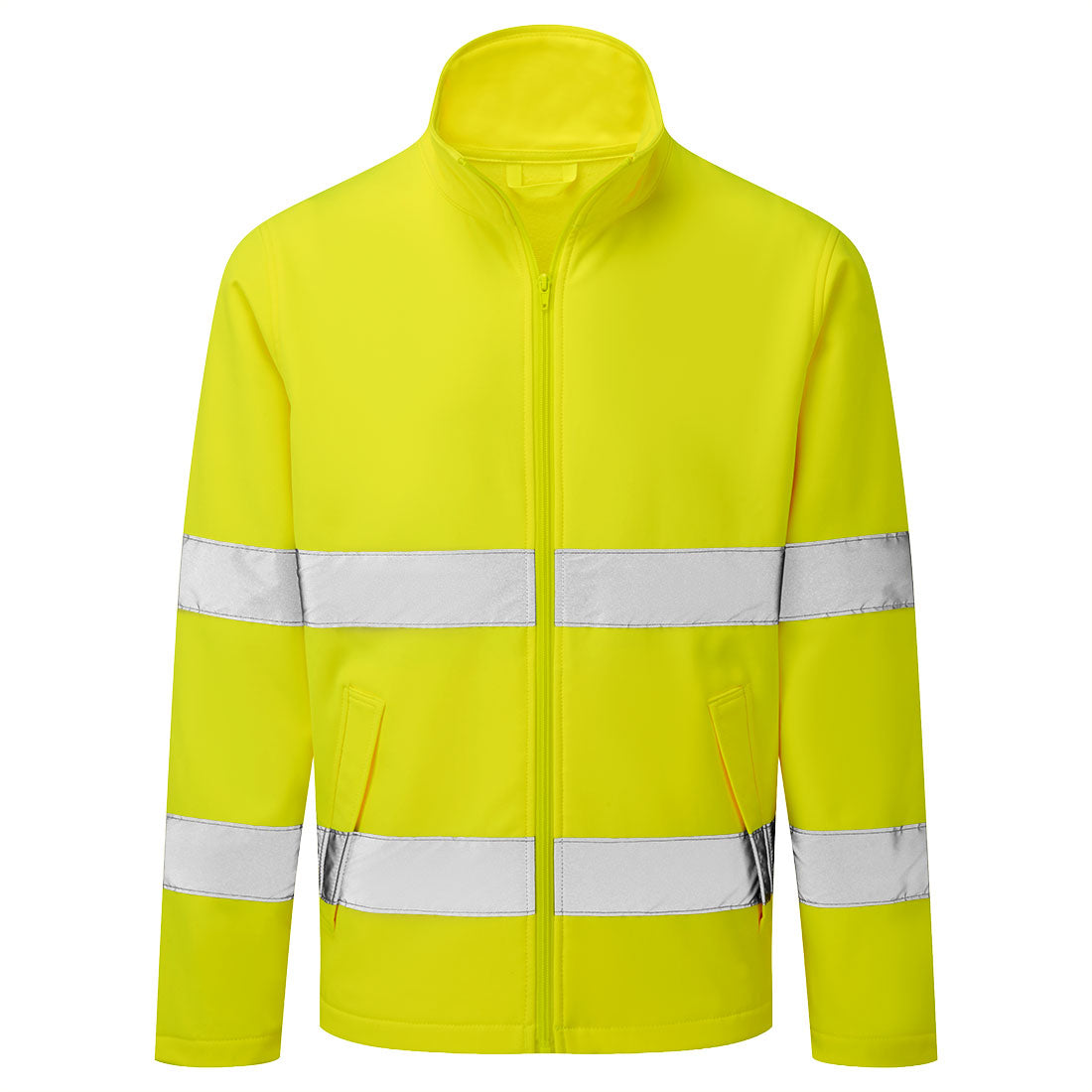 Es1 Essential Hi Vis Softshell Jacket (2 L) |  Portwest