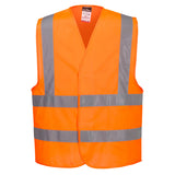 Es1 Essential Hi Vis Band And Brace Vest |  Portwest