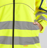 Beeswift Eton Hi Vis Soft Shell Jacket Et40 - - Customisable Jacket