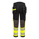 Portwest EV4 Hi-Vis Stretch Detachable Holster Class 1 Trousers EV442 - Yellow - Customisable