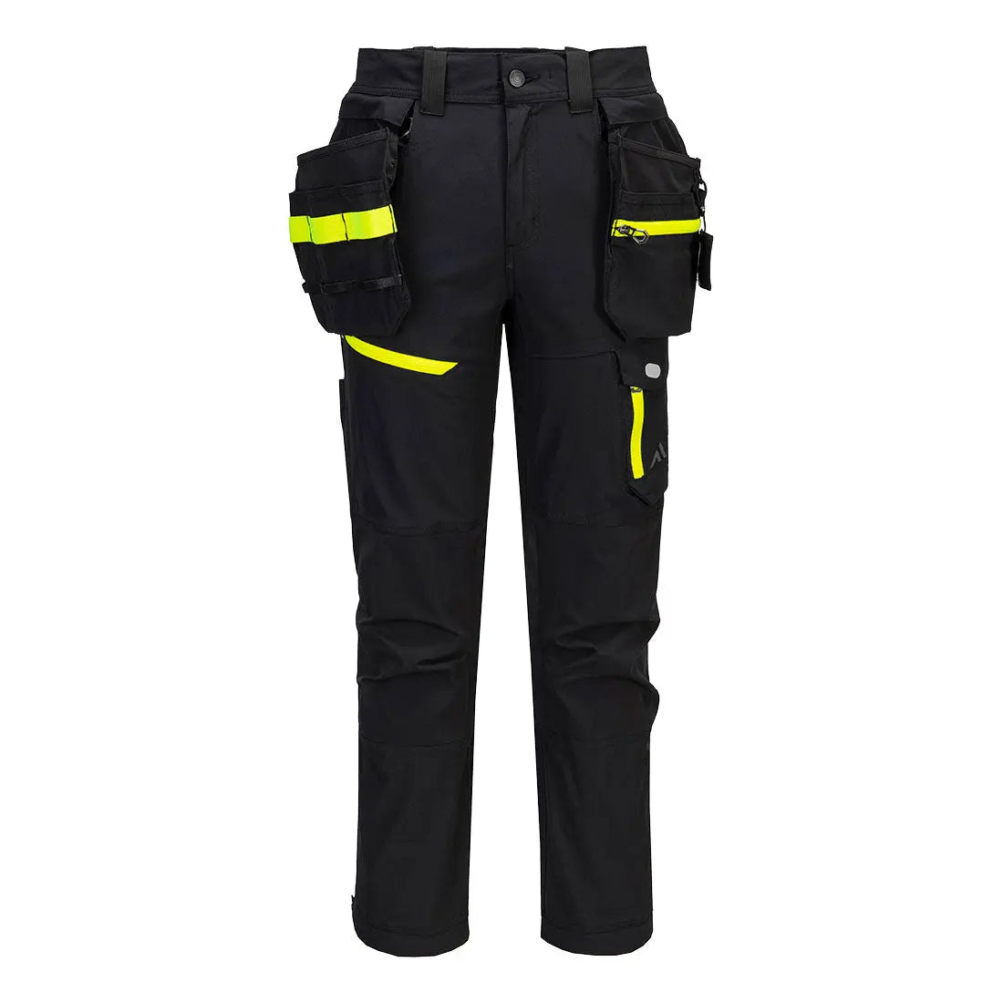 Portwest EV4 Lightweight Detachable Holster Trousers - Black Short - Customisable