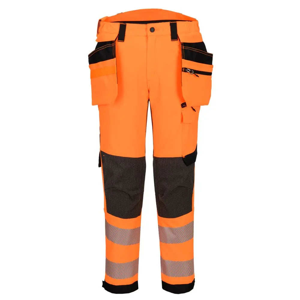 Ev4 Hi Vis Stretch Detachable Holster Class 2 Trousers Portwest