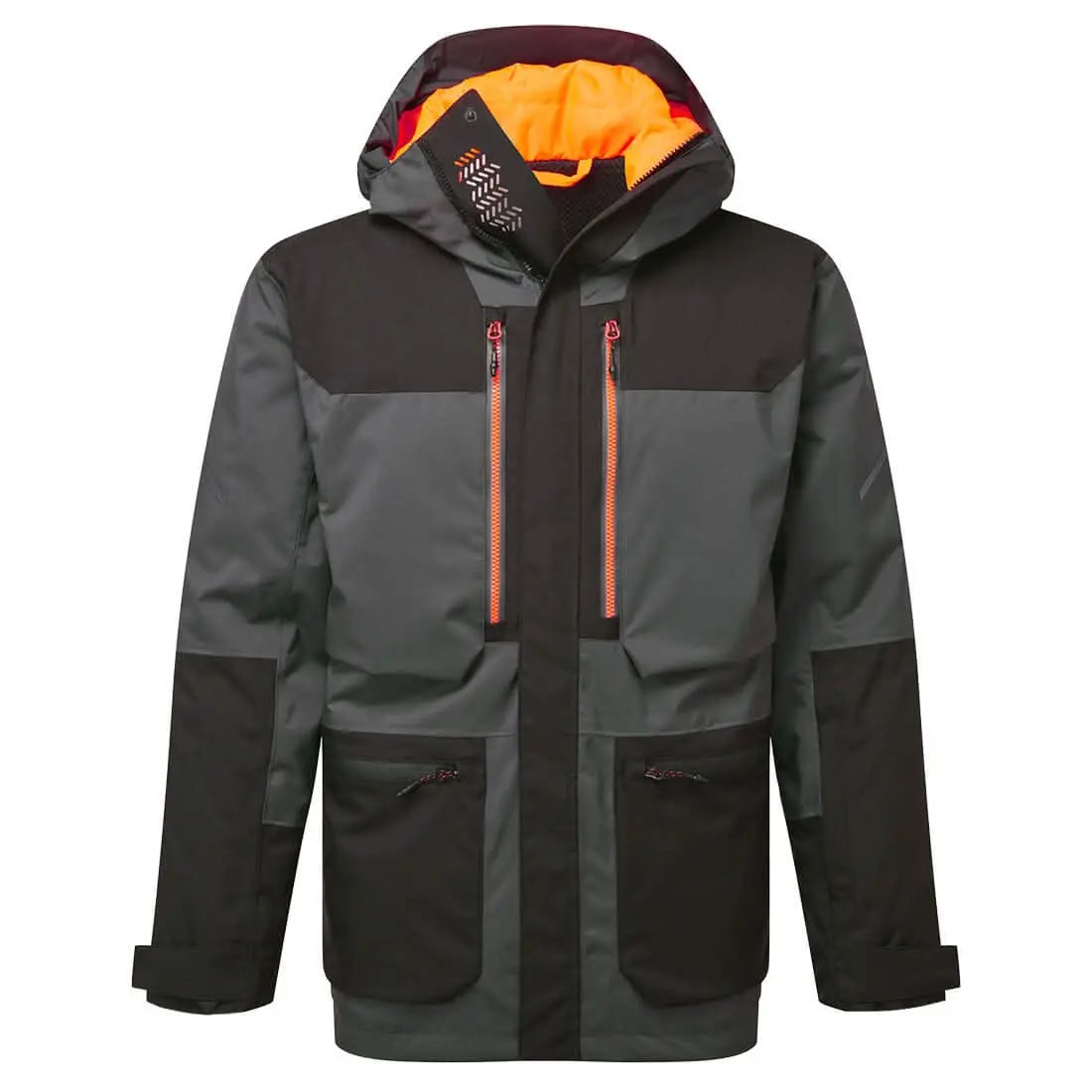 Portwest Ev4 Winter Parka Jacket EV461 - Metal Grey - Customisable Jacket