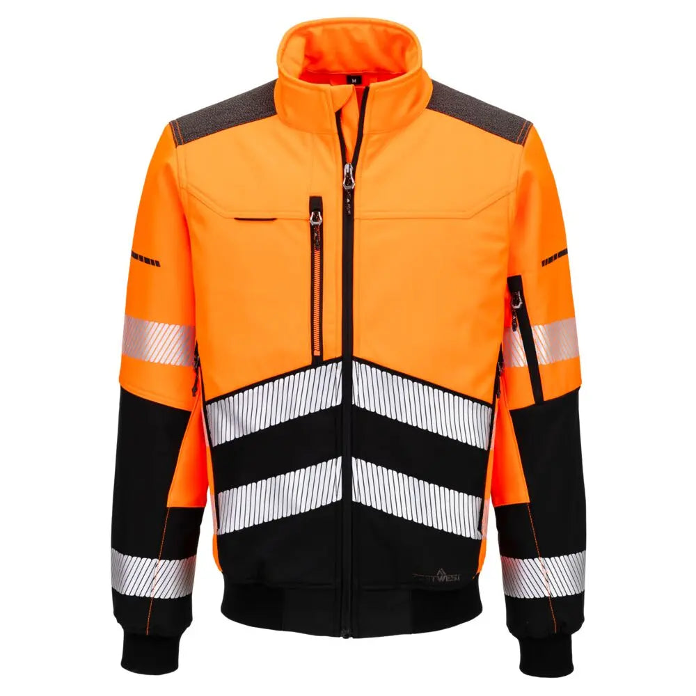 Ev4 Hi Vis Softshell Bomber (3 L) Portwest