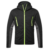 Portwest EV4 Insulated Hybrid Jacket EV470 - Black Tall - Customisable Jacket