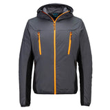 Portwest EV4 Insulated Hybrid Jacket EV470 - Metal Grey - Customisable Jacket