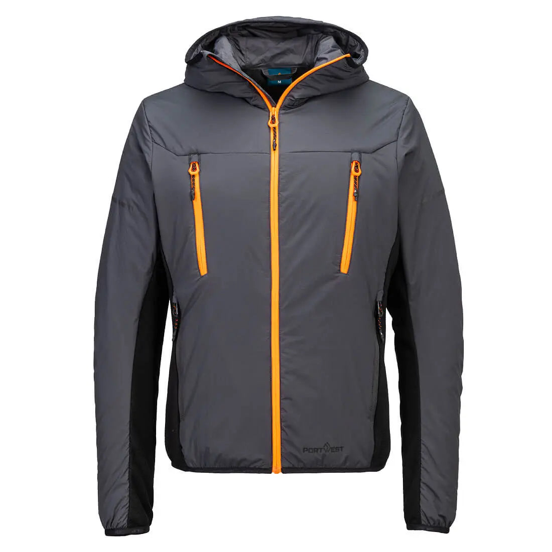 Portwest EV4 Insulated Hybrid Jacket EV470 - Metal Grey - Customisable Jacket