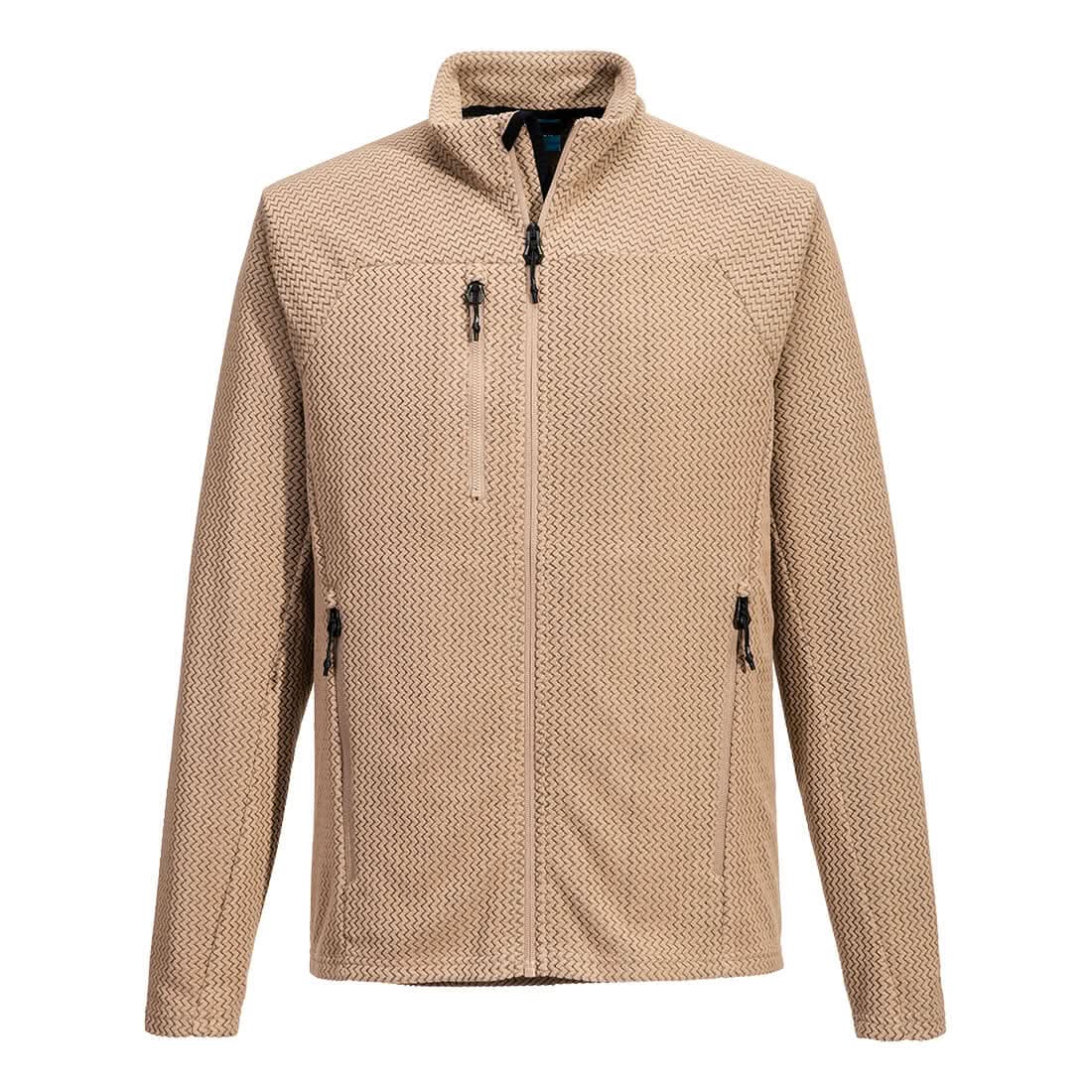Portwest Ev4 Textured Fleece EV480 - Khaki - Customisable Fleece