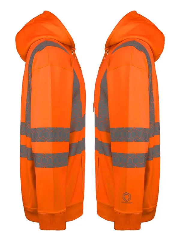 Envirowear Beeswift Envirowear Recyclable Hi Vis Hoodie Ewch - - Customisable Sweatshirts