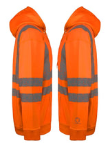 Envirowear Beeswift Envirowear Recyclable Hi Vis Hoodie Ewch - - Customisable Sweatshirts