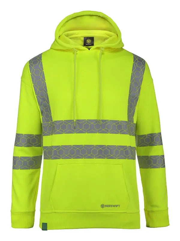 Envirowear Beeswift Envirowear Recyclable Hi Vis Hoodie Ewch - - Customisable Sweatshirts