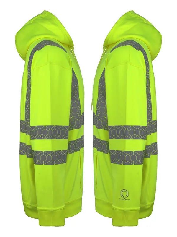 Envirowear Beeswift Envirowear Recyclable Hi Vis Hoodie Ewch - - Customisable Sweatshirts