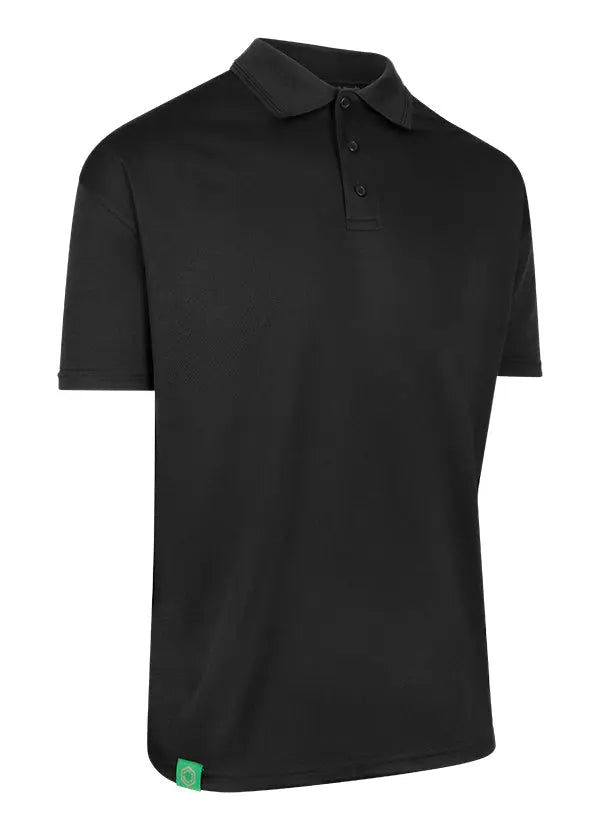 Envirowear Beeswift Envirowear Short Sleeve Recyclable Polo Shirt Ewcpkssn - Black - Customisable Polo Shirts