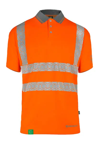 Envirowear Beeswift Envirowear Hi Vis Short Sleeve Recyclable Polo Shirt Ewcpkss - - Customisable Polo Shirts