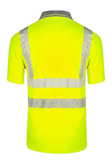 Envirowear Beeswift Envirowear Hi Vis Short Sleeve Recyclable Polo Shirt Ewcpkss - - Customisable Polo Shirts